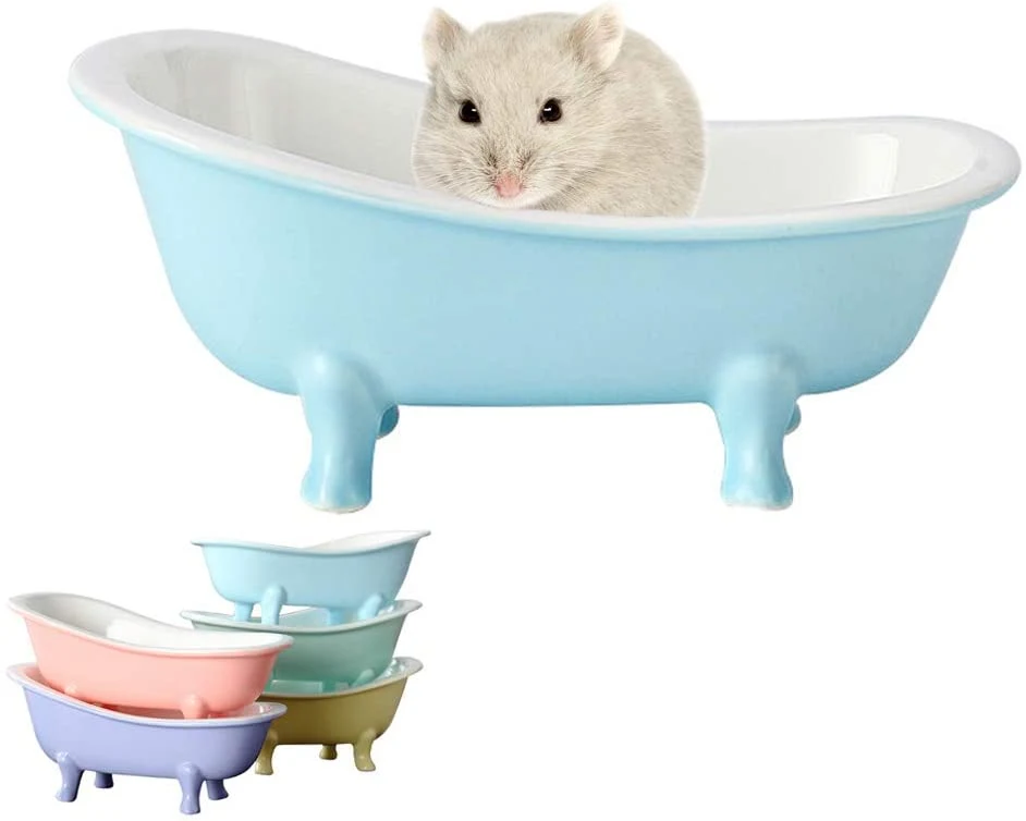 Title 8, Small Animal Hamster Bed Ice Bathtub Accessorie...
