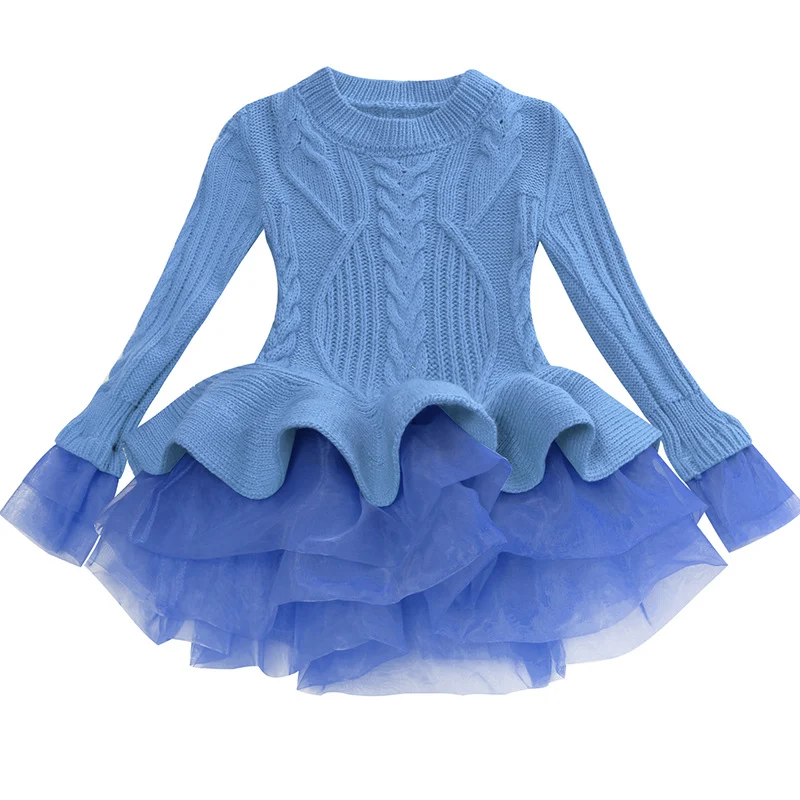 Vestido Chique e Quente para Menina Criança, Perfeito para Outono/Inverno. Conforto e Estilo para Ocasiões Especiais e Uso Diário. — foto 3