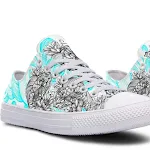 Fashion Print Couple Low-Top Canvas Shoes. Comfortable and stylish sneakers for couples, perfect for a coordinated look. — photo 9