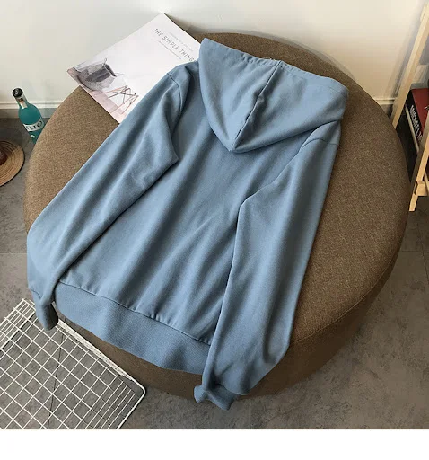 Title 7, Damen Sweater Reißverschluss Kapuzenpullover Zw...