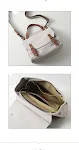 Bolsa feminina original literária retrô britânica, de lona simples e versátil, transversal, perfeita para combinar com qualquer look e estilo. — foto 7