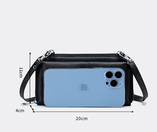 Title 4, Bolsa feminina para celular com tela sensível a...