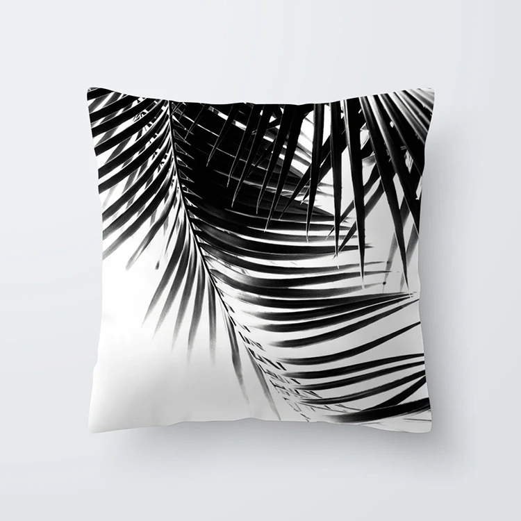 Title 3, Spring Leaf Black Series Pattern Polyester Pill...