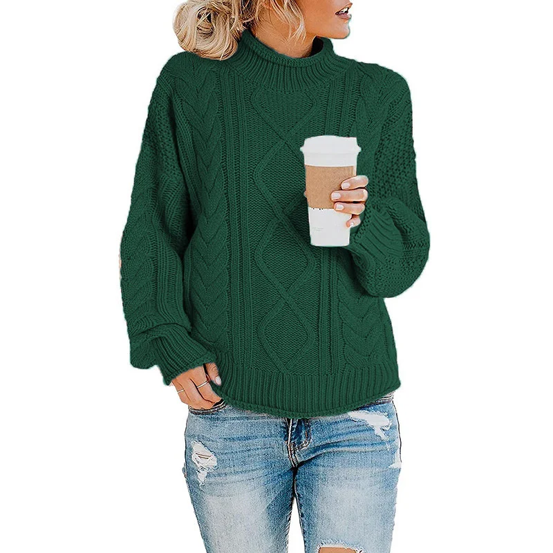 Title 6, Dicker Rollkragenpullover mit langen Ärmeln