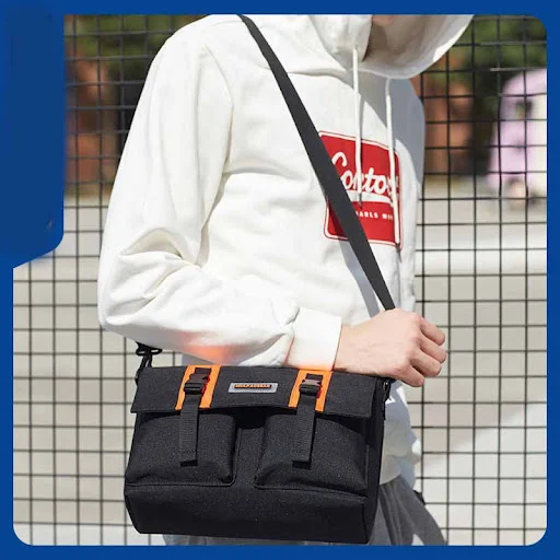 Title 4, Fashion Simpele Heren Oxford Messenger Bag Duur...
