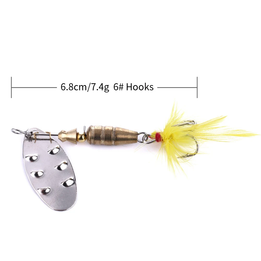 Title 1, Iscas de Pesca Spinning com Paetês Brilhantes p...
