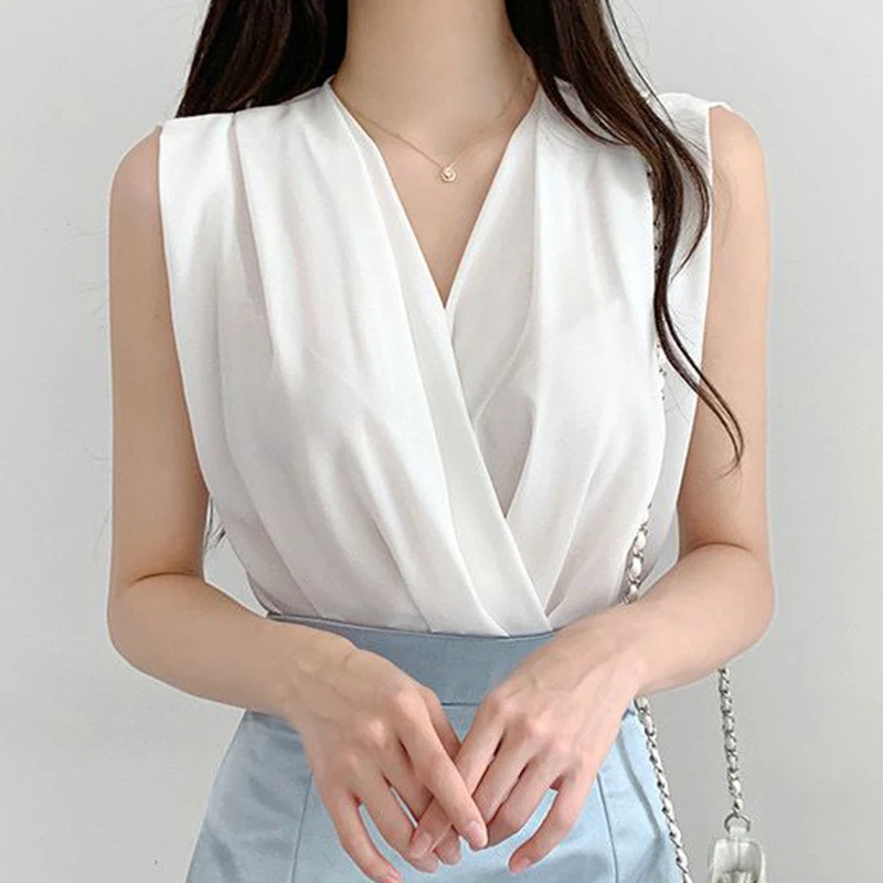 Top camicia tinta unita da donna, versatile e chic. Perfetto per ogni occasione, facile da abbinare, comfort quotidiano, stile senza tempo. — foto 22