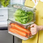 Refrigerator Fresh-Keeping Storage Box for Fruits and Vegetables. Classified storage for extended freshness and organize — photo 2