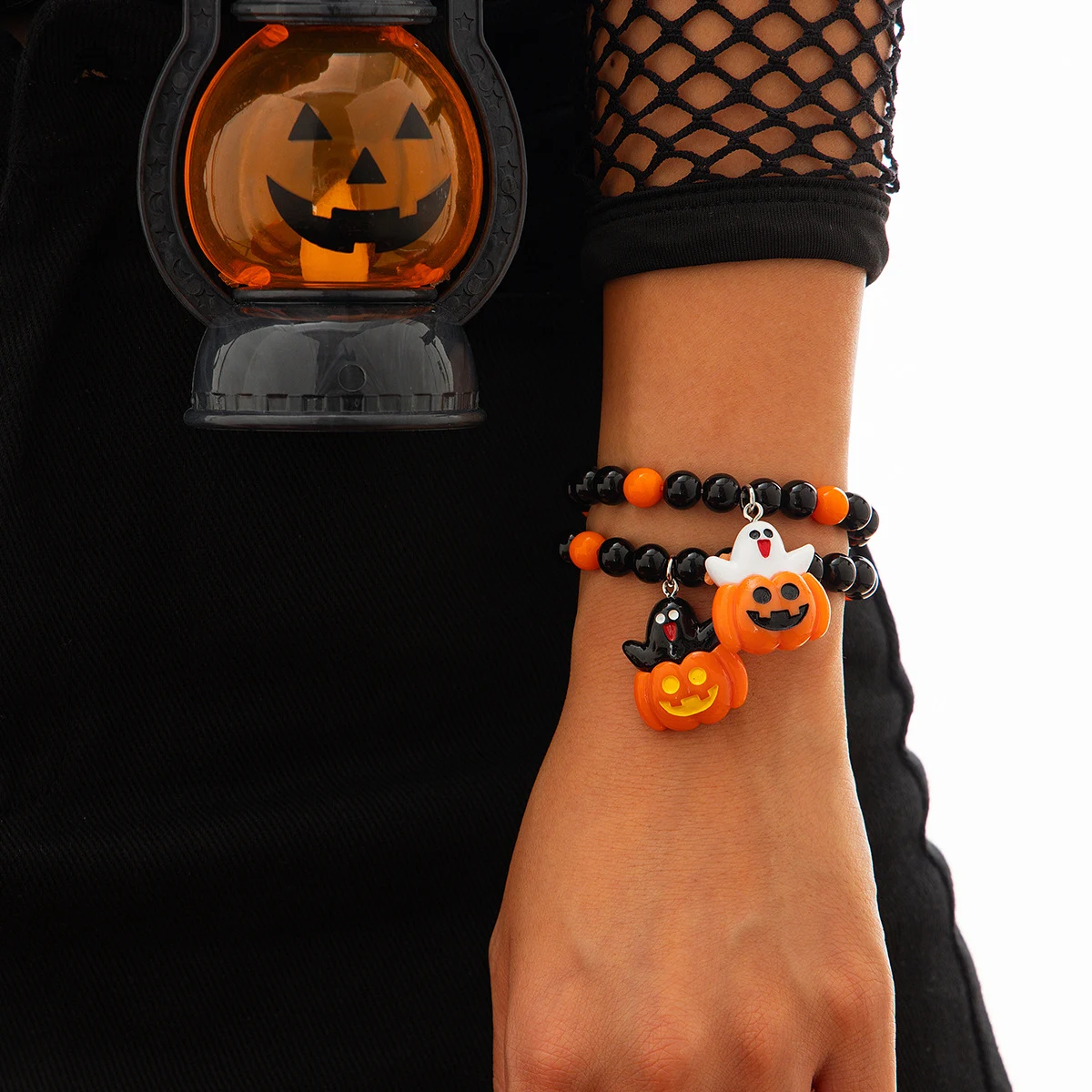 Title 25, Conjunto de Pulseiras de Abóbora e Caveira para...