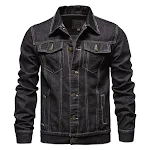 Men's cotton casual slim-fit denim jacket. Comfortable, stylish, and perfect for everyday wear. Upgrade your wardrobe wi — photo 2