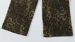 Men's Punk Distressed Pleated Leopard Jeans, bold and unique style, perfect for a rebellious and edgy fashion statement. — photo 12