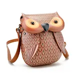 Bolso bandolera para móvil de búho 3D, pequeño, de PU, de moda coreana, para mujer, ideal para verano, con diseño impreso y estilo diagonal. — foto 3