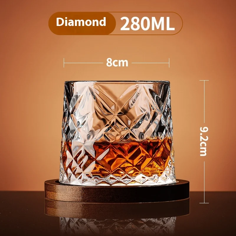 Creative Spinning Wine Glass with Base, elevates your drinking experience. Enjoy your favorite wines with style and soph — photo 12