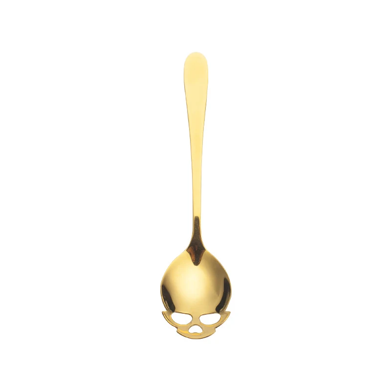 Colher de café para restaurante ocidental Aço inoxidável durável Design elegante Perfeita para café e sobremesas Experiência gastronômica aprimorada — foto 6