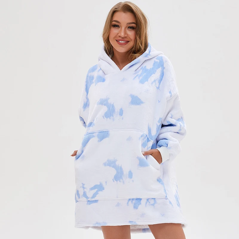 Title 7, Leisure Home Lazy Blanket Plus Velvet Thick Fre...