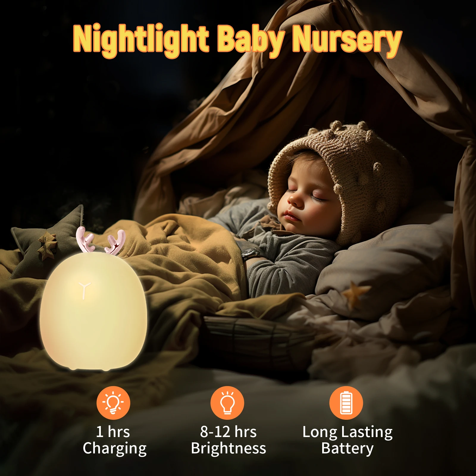Title 18, Adjustable Baby Feeding Light, Creative Rabbit ...