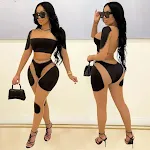Terno de duas peças com mangas compridas e costura detalhada. Proporciona elegância e conforto em todas as situações. — foto 5