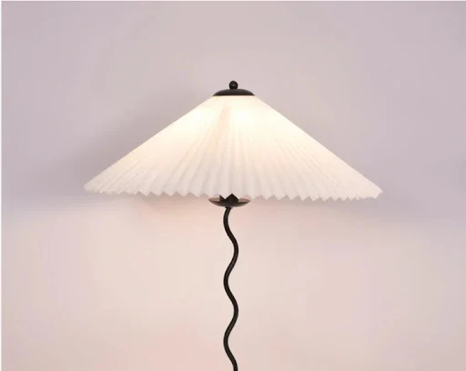 Title 3, Vintage Pleated Umbrella Bedside Lamp for Maste...