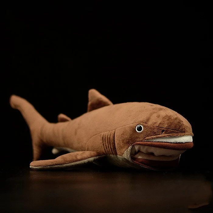 Boneco de tubarão boca gigante simulado. Ideal para brincadeiras e aprendizado, estimula a imaginação das crianças. Diversão garantida. — foto 1