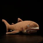 Boneco de tubarão boca gigante simulado. Ideal para brincadeiras e aprendizado, estimula a imaginação das crianças. Diversão garantida. — foto 1