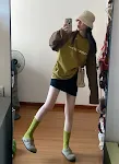 Damen Baumwoll Oberteil locker bedruckt hochwertig. Bequem, stilvoll und atmungsaktiv. Perfekt für den Alltag oder besondere Anlässe. — foto 5