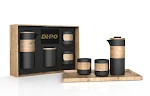Cafeteira manual de cerâmica portátil para viagem. Prepare café e chá em qualquer lugar. Simples e fácil de usar. Ideal para quem viaja. — foto 2