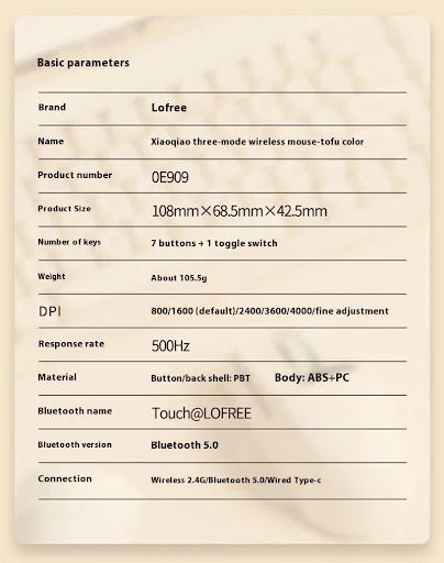 Title 3, Xiaoqiao Three Mode Wireless Mouse Experience V...