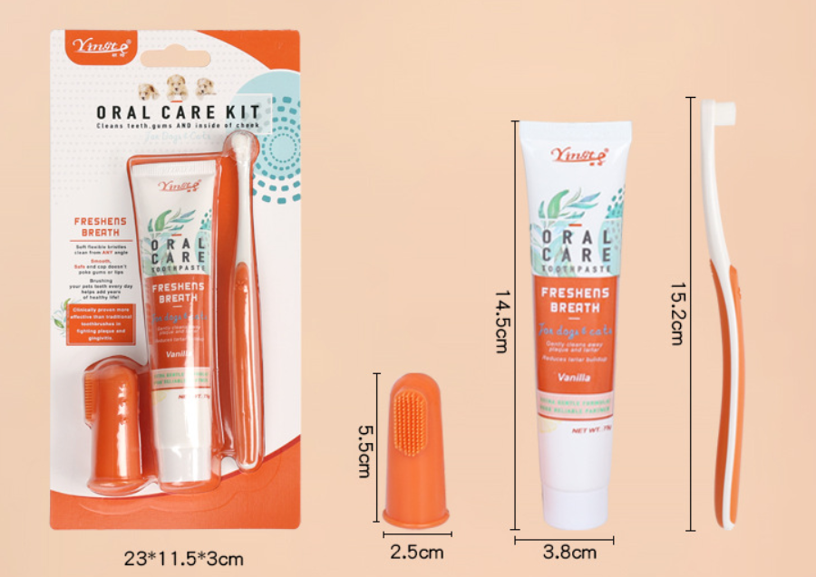 Title 1, Pet Dog Fashion Cleaning Toothbrush Set. Gentle...