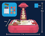 Maleta Projetora Máquina de Desenho Infantil Desenhe Fácil e Divertido Projeta Imagens Estimula a Criatividade e Imaginação das Crianças Desenhos — foto 7
