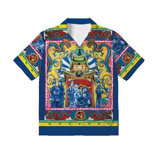 Title 3, Mens Casual European and American Hawaiian Pri...