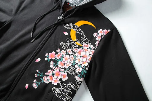 Title 11, Koi fish embroidered sweater