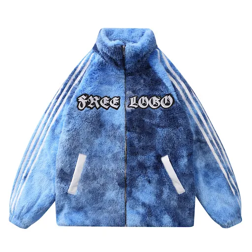Title 6, Lamb Wool Coat National Tide Retro style Cashew...