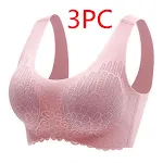 Natural Thai Latex Underwear 4.0 Angel Wings Seamless One Piece Women's Lace Sports Bra Without Steel Ring for Comfort. — photo 4