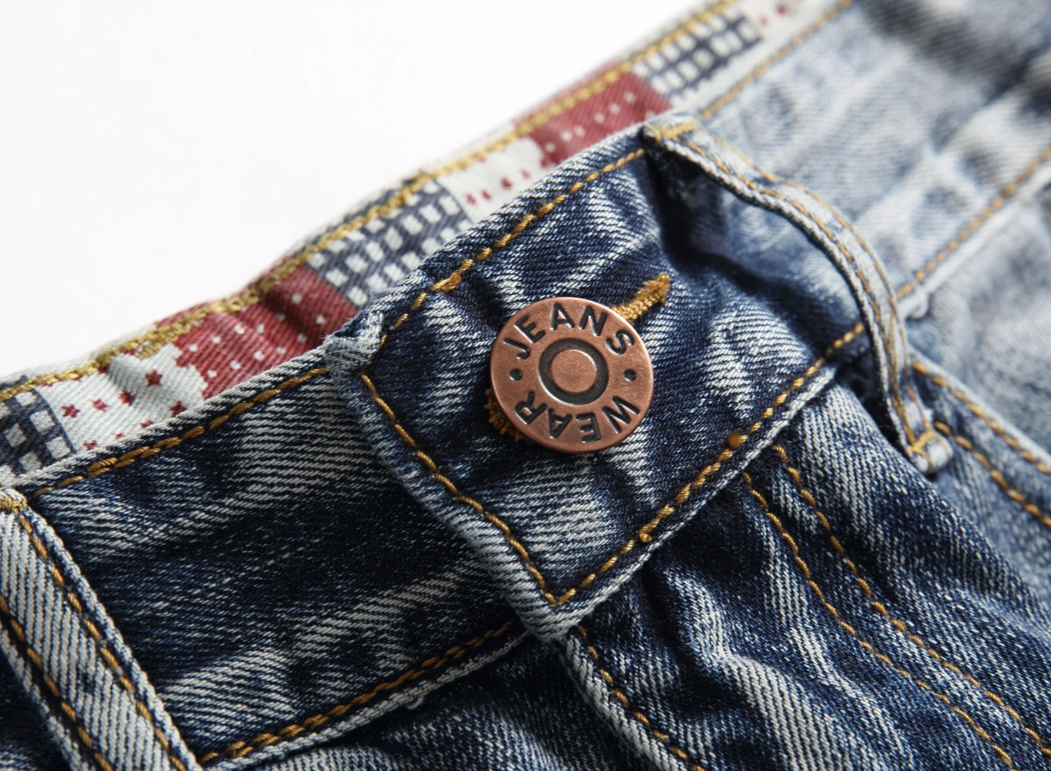 Ripped Retro Slim High Street Jeans voor heren, slim fit, trendy look, comfortabele jeans voor een stijlvolle en moderne uitstraling. — foto 2