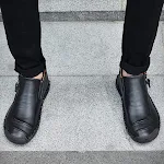 Men's Sewing Lazy Driving Shoes High Top. Comfortable and stylish shoes perfect for driving or everyday casual wear. Eas — photo 6