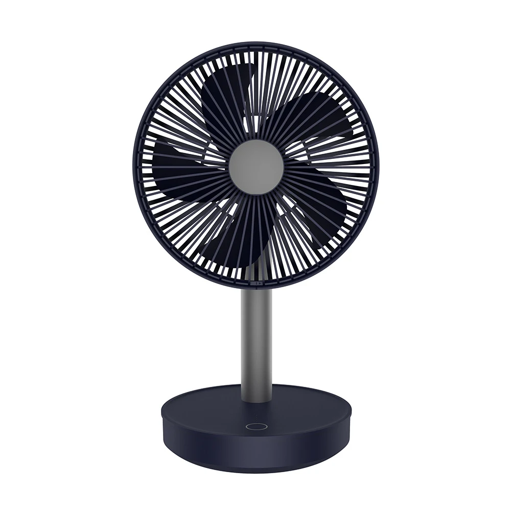 Mini Ventilador de Mesa com Cabeça Oscilante Silencioso USB 4000mAh Grande Capacidade para Quarto Escritório Portátil — foto 1