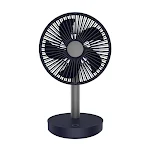 Mini Ventilador de Mesa com Cabeça Oscilante Silencioso USB 4000mAh Grande Capacidade para Quarto Escritório Portátil — foto 1