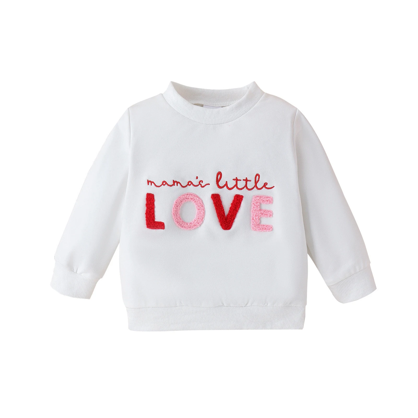 Moletom casual infantil e adulto, manga longa para mãe e filha, perfeito para looks combinando, conforto e estilo em cada detalhe. — foto 3