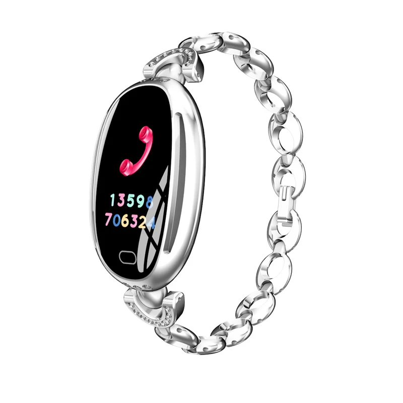 Pulseira inteligente feminina Monitoramento de saúde e fitness Design elegante e discreto Notificações inteligentes Acompanhamento do sono e atividades — foto 3