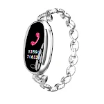 Pulseira inteligente feminina Monitoramento de saúde e fitness Design elegante e discreto Notificações inteligentes Acompanhamento do sono e atividades — foto 3