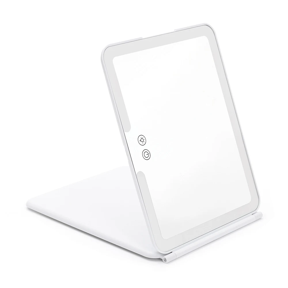 Large Cosmetic Mirror With Light Portable Makeup Rechargeable Folding for Flawless Makeup Anywhere Anytime Conveniently. — photo 15