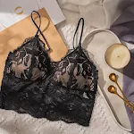 Black Single Bra