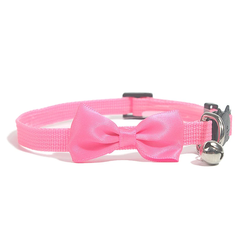 Title 4, Pet Bowknot Collar, Multicolor Adjustable Nylon...