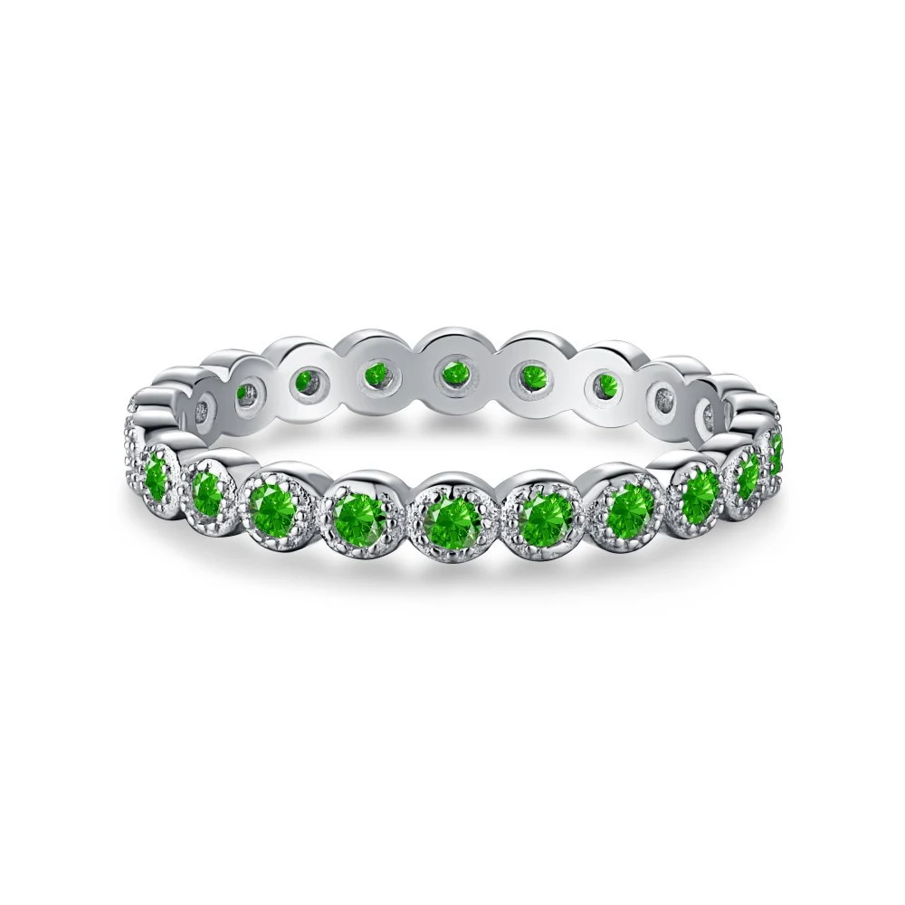 Anel Verde Safira Diamante Alto Carbono. Sofisticação e beleza em uma joia. Ideal para ocasiões especiais, um toque de luxo e elegância. — foto 1
