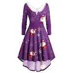 Santa Claus purple
