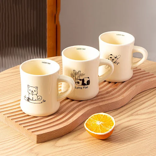 Title 2, Cartoon ceramic mug gift, a nice cup perfect fo...