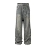 Washed Denim Old Dirty Pants For Men. Experience ultimate comfort and a vintage look. Perfect for everyday wear and a re — photo 4