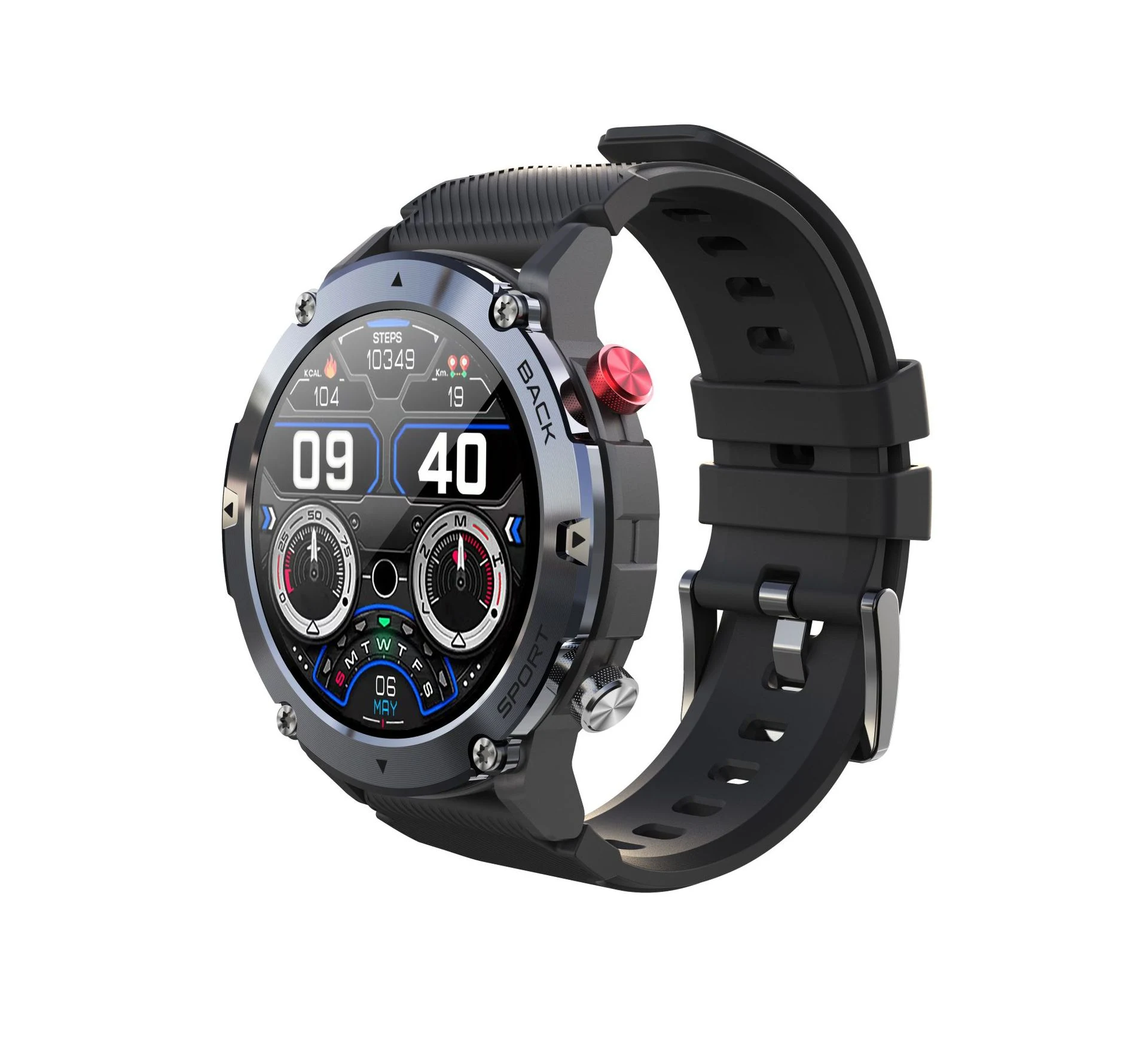 K56PRO Smartwatch com Chamadas, Tela de Música, Previsão do Tempo, 1.39 polegadas, Pressão Arterial e Sangue — foto 8