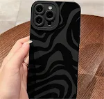 Capa de telefone com pupila listrada preta Proteja seu smartphone com estilo. Design moderno e chamativo para máxima proteção e personalidade. — foto 4