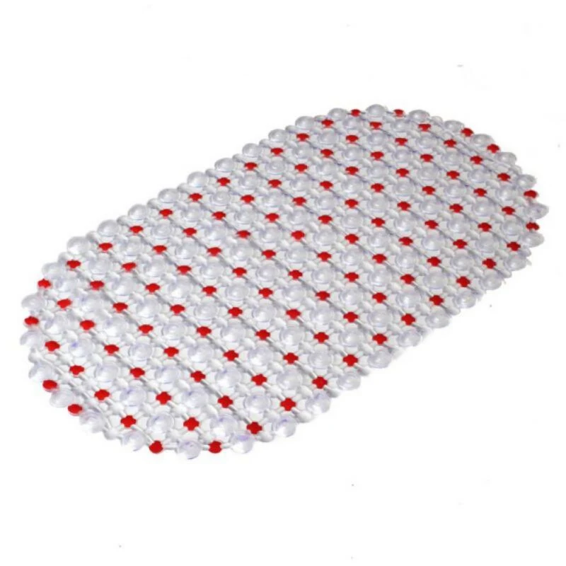 Title 6, Transparent non-slip bathroom mat for safety an...